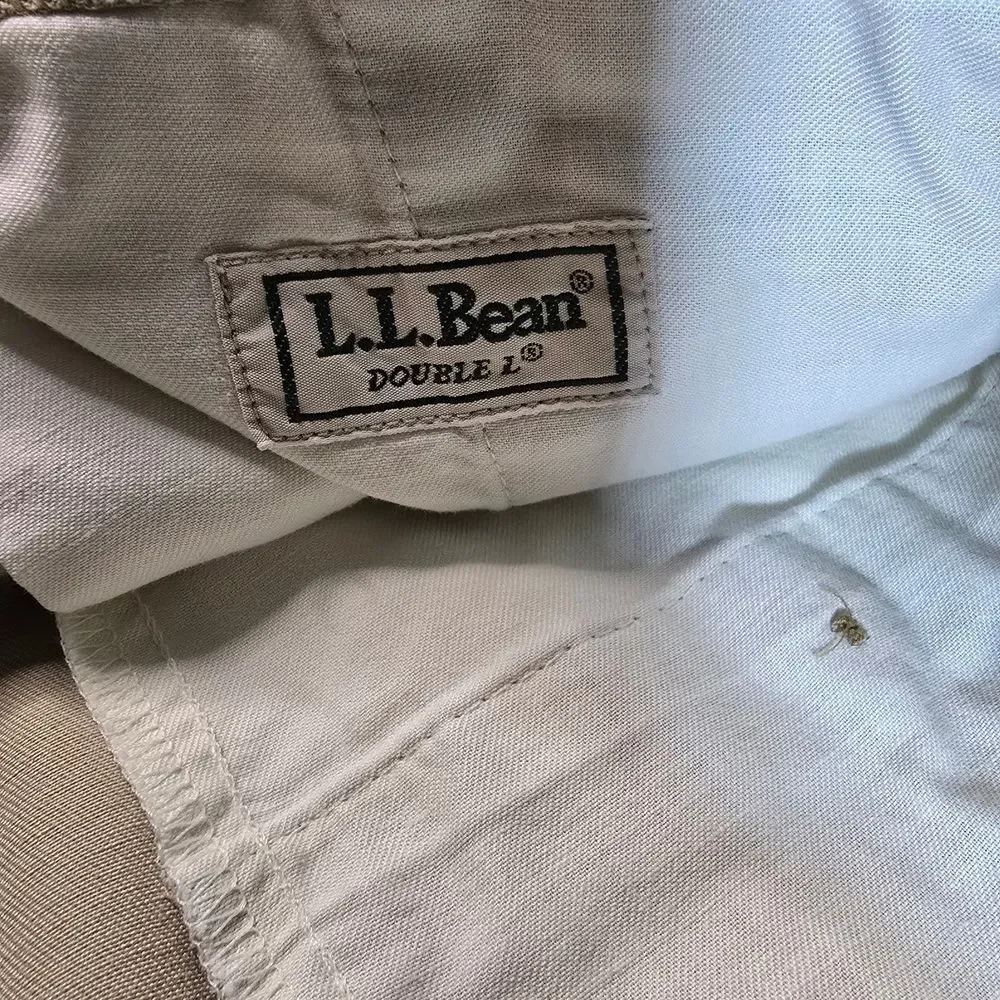 L.L. Bean Men’s Khaki Pants 34x30 Classic Fit Tan Casual Chinos